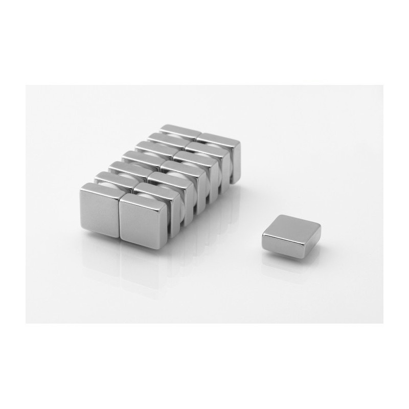 magnete al neodimio piatto MPL 12,5x12,5x5 N38 megamix.sk