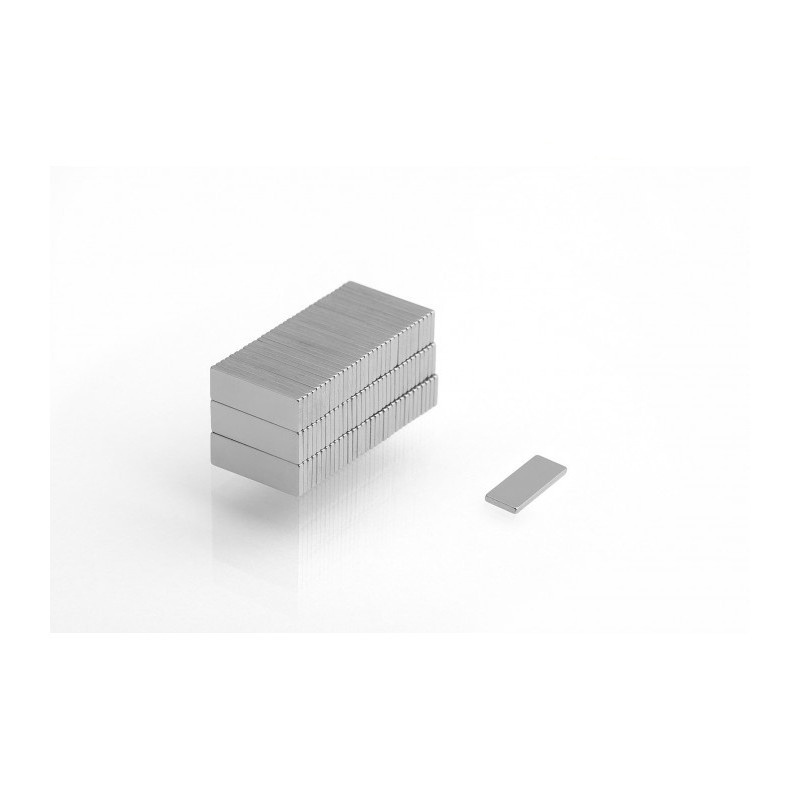 magnete al neodimio piatto MPL 15x5x1 N38 megamix.sk