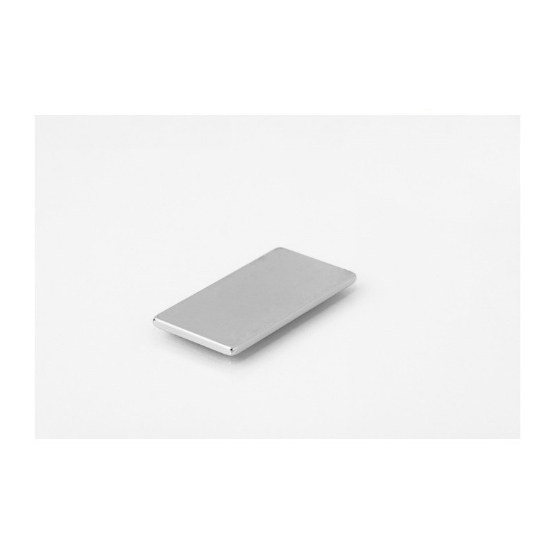magnete al neodimio piatto MPL 40x20x2 N38 megamix.sk
