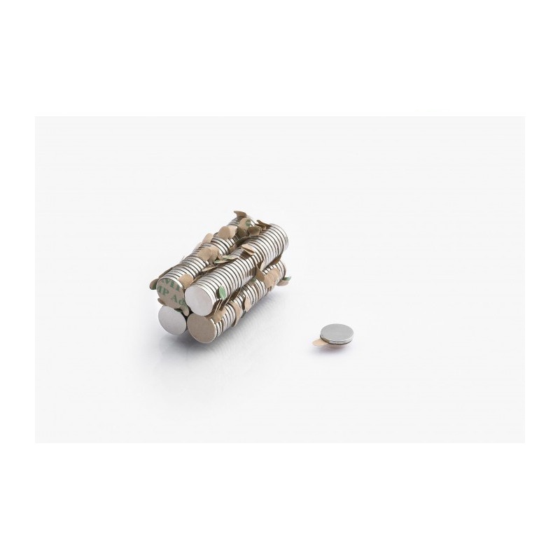 magnete al neodimio con colla 3M MW 8x1 N38 megamix.sk