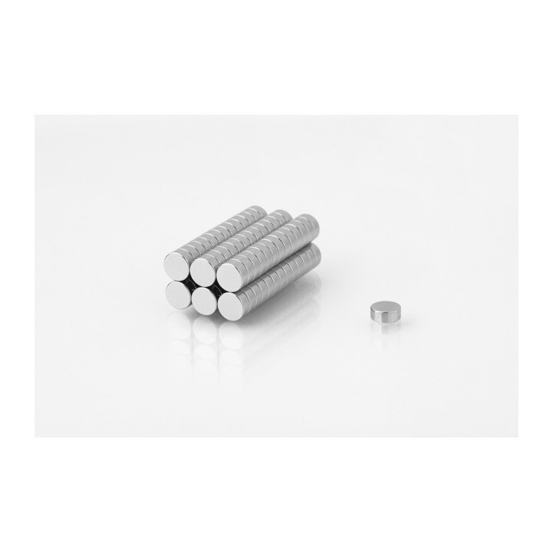 magnete al neodimio cilindrico MW 6x2,5 N38 megamix.sk