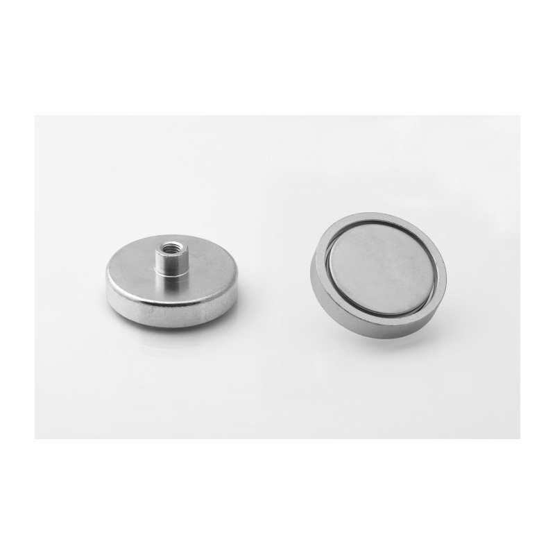 supporto magnetico al neodimio UM 40x8,5xM6 interno x 15,5 megamix.sk