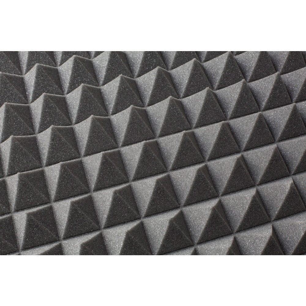 mousse acoustique insonorisante autocollante PYRAMIDE 60mm 200x100cm ininflammable megamix.sk