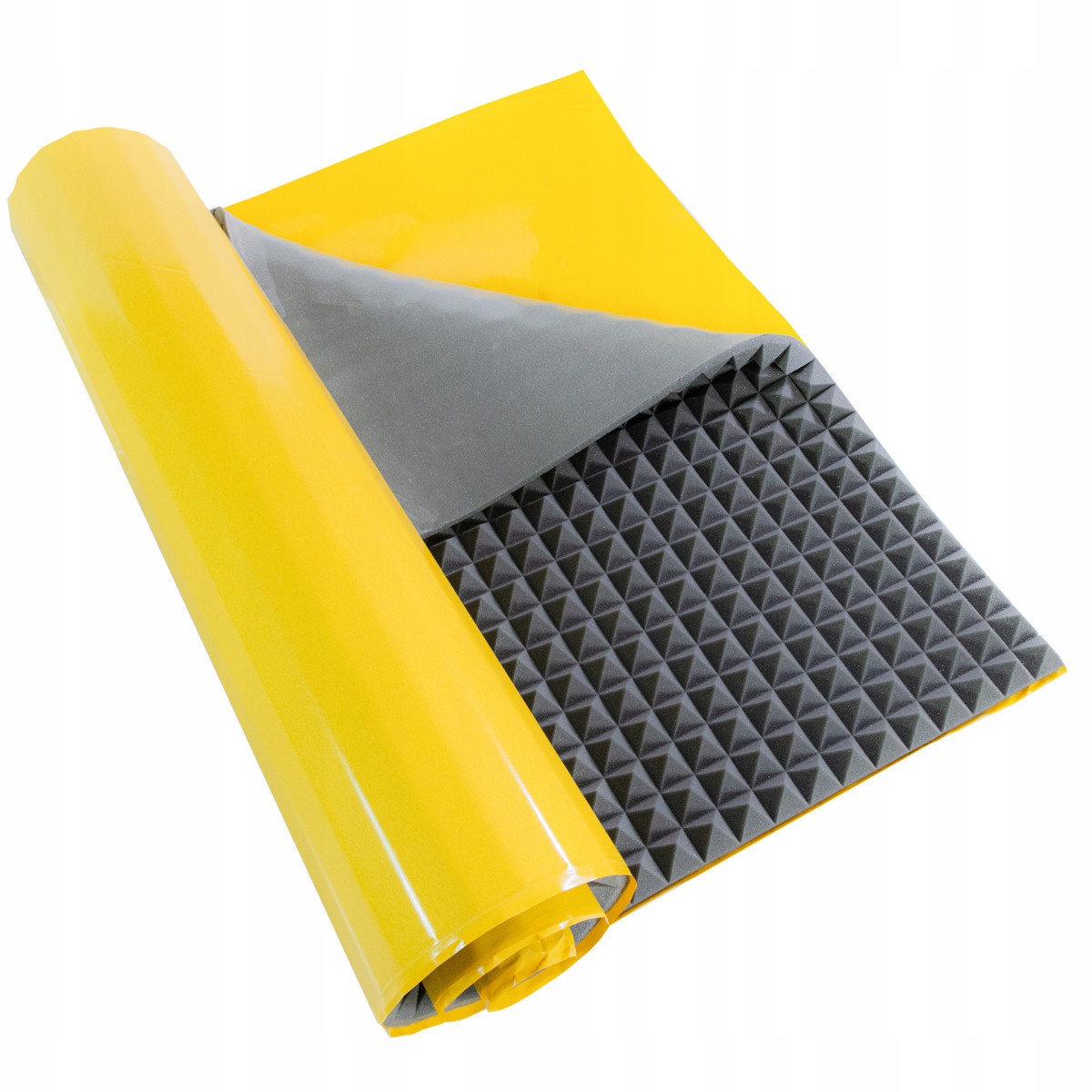 mousse acoustique insonorisante autocollante PYRAMIDE 60mm 200x100cm ininflammable megamix.sk